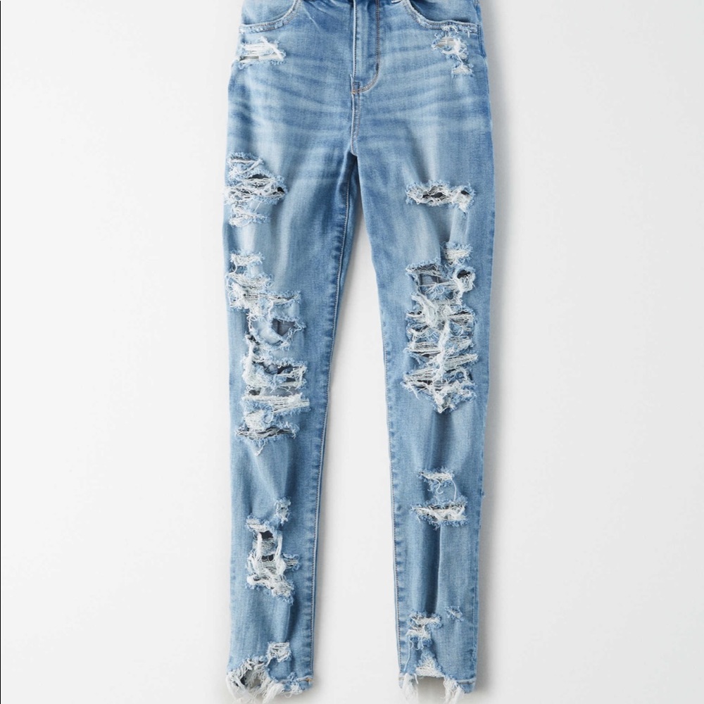 American eagle high waisted curvy jeans